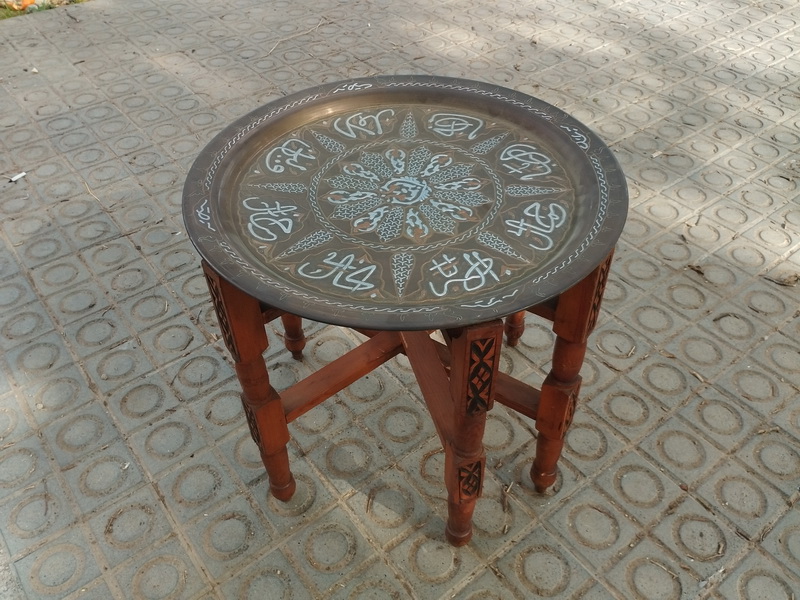 mesa arabe bandeja metal alt 45 o50 1u